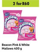 Beacon Pink & White Mallows-For 2 x 400g