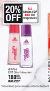 Addidas EDT Assorted-50ml Each
