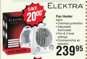 Elektra Fan Heater