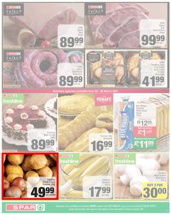 SPAR EASTERN CAPE : Your One Stop Easter Shop (23 March - 5 April 2021) Valid in Acres, Algoa Park, Aliwal North, Aspen, Cambridge, Crossways, Dagbreek, Seaview, Sherwood, page 3