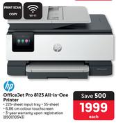 HP OfficeJet Pro 8123 All-In-One Printer