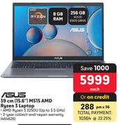 Asus 39cm (15.6") M515 AMD Ryzen 3 Laptop