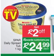 Spar Daily Spread Tub-1kg Each