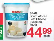 Spar South African Feta Cheese (Selected)-400g Each