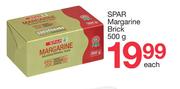 Spar Margarine Brick-500g Each