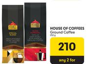 House Of Coffees Ground Coffee-For 2 x 250g