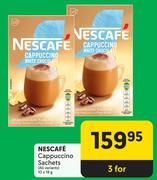 Nescafe Cappuccino Sachets (All Variants)-For 3 x 10 x 18g