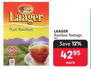 0Laager Rooibos Teabags-80's Each