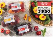 Nectarine, Dessert Peach Or Plum Punnets-For 3