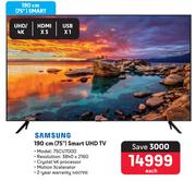 Samsung 75"(190cm) Smart UHD TV 460799