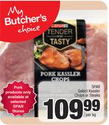 Spar Select Kassler Chops Or Steaks-Per Kg