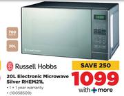 Russell Hobbs 20Ltr Electronic Microwave (Silver) RHEM21L