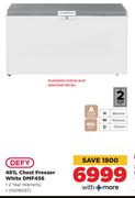 Defy 481Ltr Chest Freezer (White) DMF456