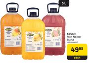 Krush Fruit Nectar Blend (All Variants)-3L Each