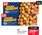 I&J Classic Golden Smackeroos-2Kg Each
