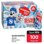Slush Puppie Drink (All variants)-For Any 4 x 237ml