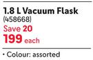 Home Classic 1.8L Vacuum Flask-Each