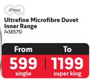 Classic Ultrafine Microfibre Duvet Inner Range (Single)