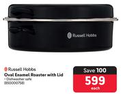Russell Hobbs Oval Enamel Roaster With Lid-Each