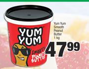 Yum Yum Smooth Peanut Butter-1Kg