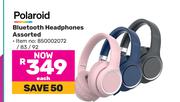 Polaroid Bluetooth Headphones Assorted-Each