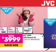 JVC 43"(109cm) UHD LED Smart TV  