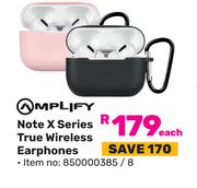 Amplify Note X Series True Wireless Earphones-Each