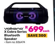Volkano X Cobra Series Bluetooth Speaker-Each