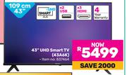 Hisense 43"(109cm) UHD Smart TV 43A6K