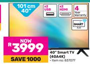 Hisense 40"(101cm) Smart TV 40A4K