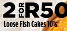 Loose Fish Cakes 10's-For 2