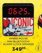 Disney Minnie Mouse Mini Bluetooth Alarm Clock Speaker