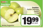 Spar Freshline Golden Delicious Apples-1.5Kg Per Pack