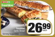 Spar Freshline Garlic Bread-Each