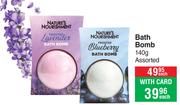 Nature's Nourishment Bath Bomb Assorted-140g Each
