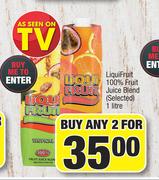 Liqui Fruit 100% Fruit Juice Blend (Selected)-For Any 2 x 1Ltr