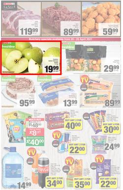 KWIKSPAR EASTERN CAPE : My Kwikspar (20 April - 2 May 2021) Valid in Abbotsford, Beacon Isle, Beetlestone, Burt Drive, Butterworth, page 3