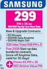 2 x Samsung Galaxy A32 4G Smartphone-On 1GB Red Top Up Core More Data & Promo 65 PM x 36