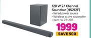Hisense 120W 2.1 Channel Soundbar HS212F