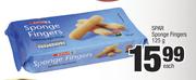 Spar Sponge Fingers-125g Each