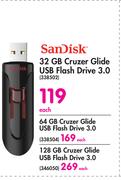 SanDisk 128GB Cruzer Glide USB Flash Drive 3.0 346050