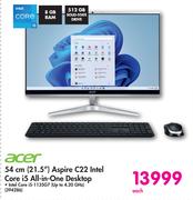 Acer 54cm(21.5") Aspire C22 Intel Core i5 All-In-One Desktop 394286