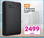 WD 5TB Elements Portable HDD 430939