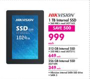 HIKVISION 256GB Internal SSD 457189