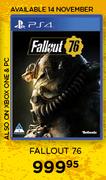PS4 Fallout 76