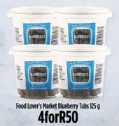 Food Lover's Market Blueberry Tubs-For 4 x 125g