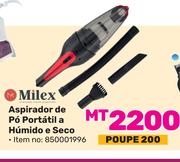 Milex Aspirador de Po Portatil A Humido e Seco