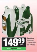 Savanna Premium Cider NRBs-6 x 500ml