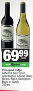 Porcupine Ridge Cab Sauv,Chardonnay,Chenin Blanc,Merlot,Rose,Sauv Blanc Or Syrah-750ml Each