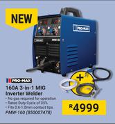 Promax 160A 3 In 1 Mig Inverter Welder PMW-160